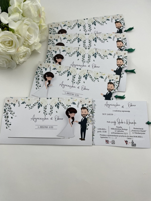 Eleganckie ruchome zaproszenie ślubne Melody model 3 personalizacja i efekt wow.jpg