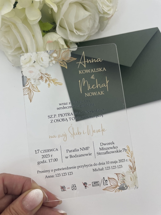 Zaproszenie akrylowe_Stella