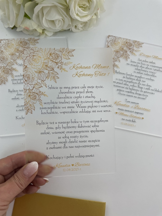 Prośba o błogosławieństwo, akryl-Livia