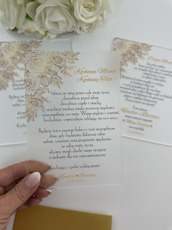 Prośba o błogosławieństwo, akryl-Livia