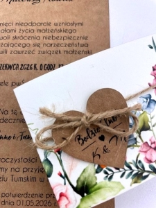 Kraftowe serduszko przewiązane sznurkiem jutowym.JPG