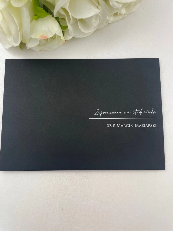 Personalizowana czarna koperta na studniówkę (2).JPG
