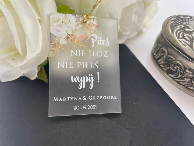 Zawieszka aklrylowa na alhol śmieszne teksty teksty z Rancza teksty z filmów Stella.JPG