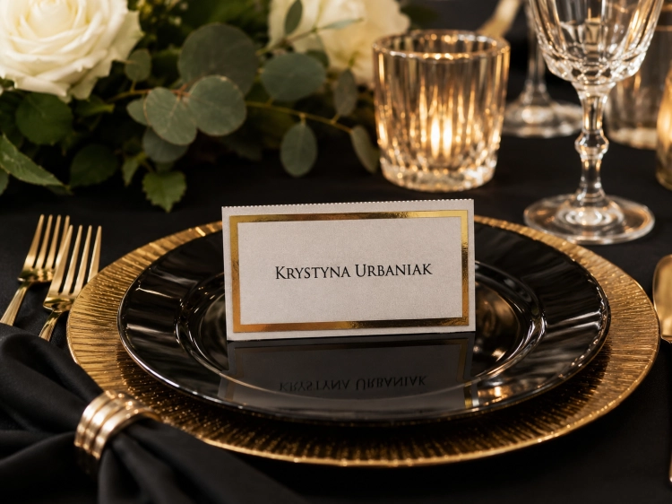 Elegancka minimalistyczna winietka ślubna w stylu glamour ze złotą ramką.PNG