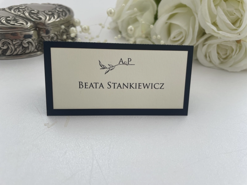 Minimalistyczna granatowobiała winietka ślubna.JPG