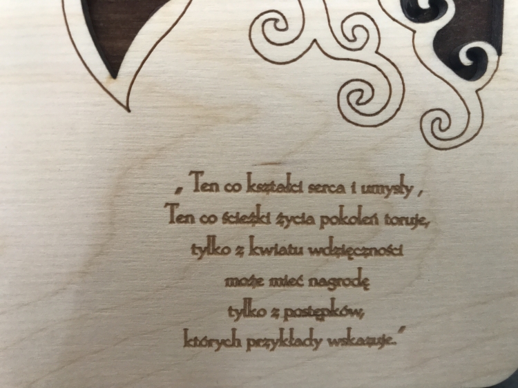 Podziękowanie dla wychowawcy.JPG